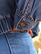 HOWDY HONEY DENIM BOMBER JACKET