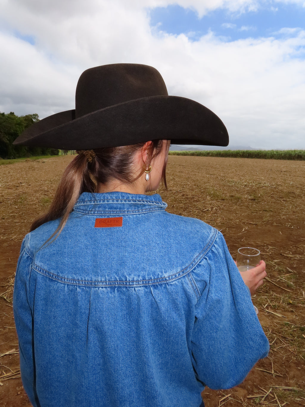 HOWDY HONEY DENIM BOMBER JACKET